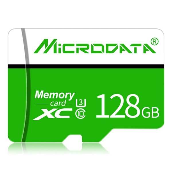 MICRODATA 128GB U3 Green and White TF(Micro SD) Memory Card